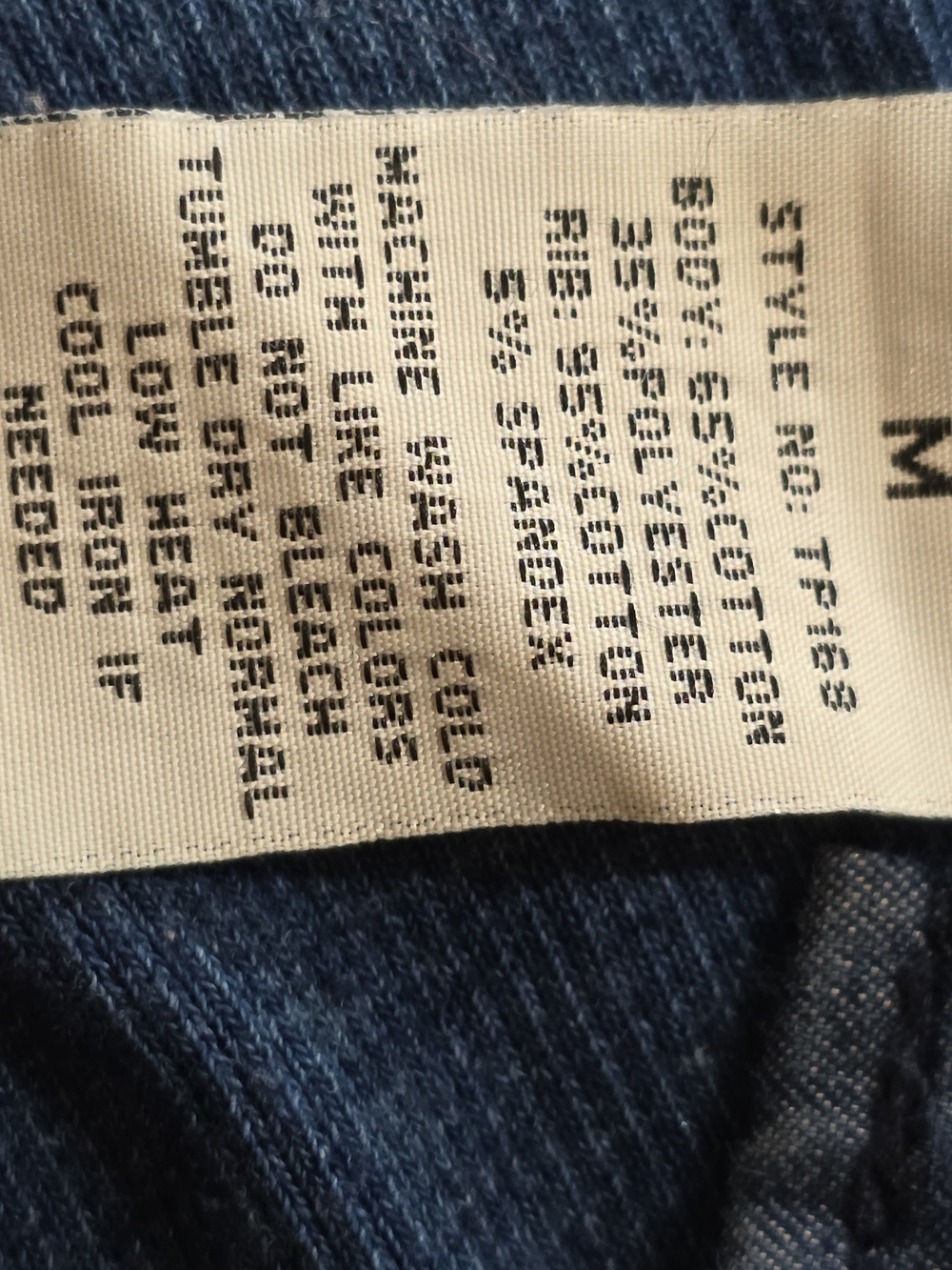 Ci Sono Dark Blue Denim Button-Up Shirt - Picture 7 of 8